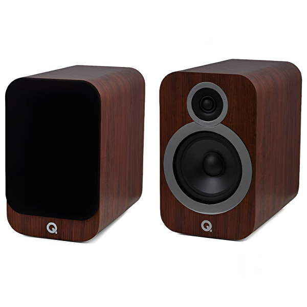 Q ACOUSTICS 3030i Raf Tipi Ceviz Hoparlör (Çift)